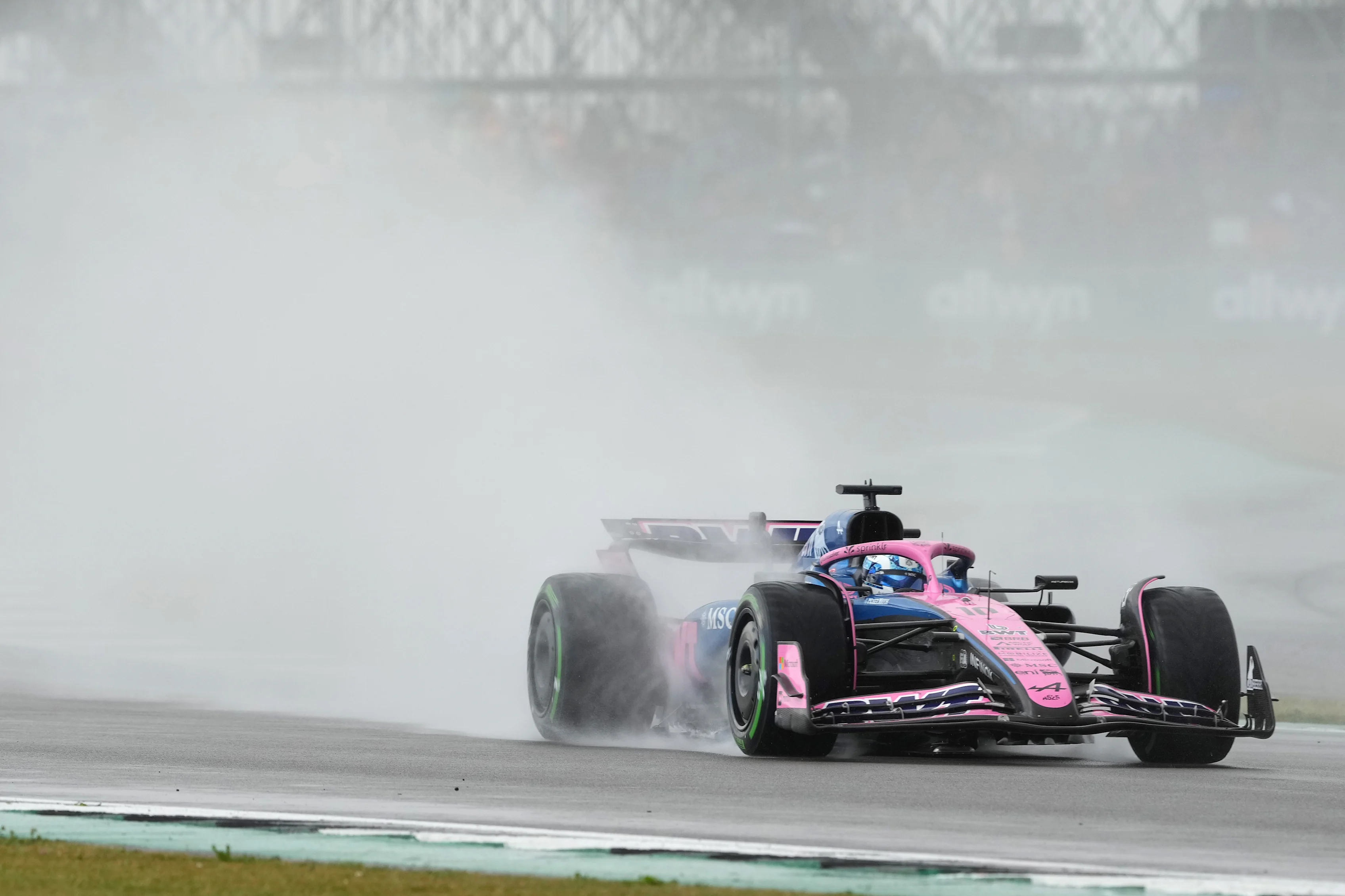 NORTHAMPTON, ENGLAND - JULY 06: Pierre Gasly of France driving the (10) Alpine F1 A525 Renault on